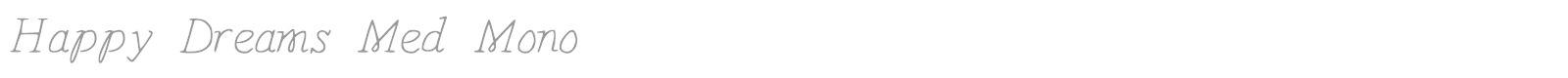 Happy Dreams font preview